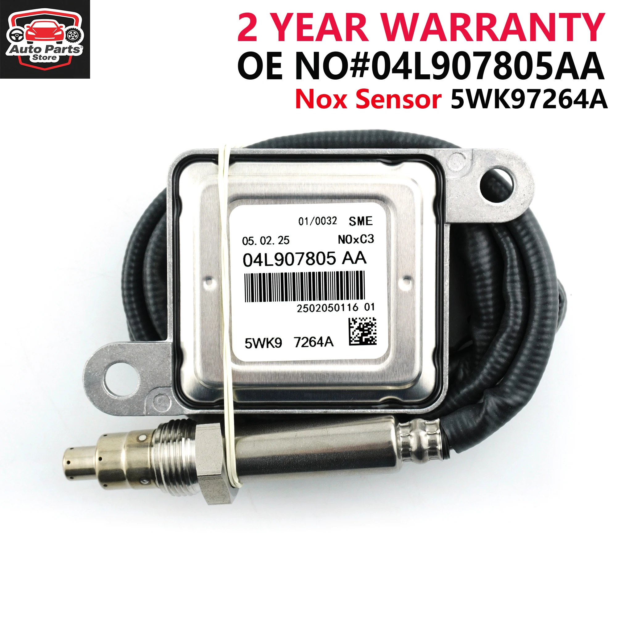 04L907805AA 5WK97264A Новый датчик NOX, подходит для SKODA SUPERB 3, SEAT ATECA, VW Passat B8 3G, VW GOLF 7, AUDI A3, Q2 1.6, 2.0 TDI
04L907805AA 5WK97264A Новый датчик NOX, подходит для SKODA SUPERB 3, SEAT ATECA, VW Passat B8 3G, VW GOLF 7, AUDI A3, Q2 1.6, 2.0 TDI