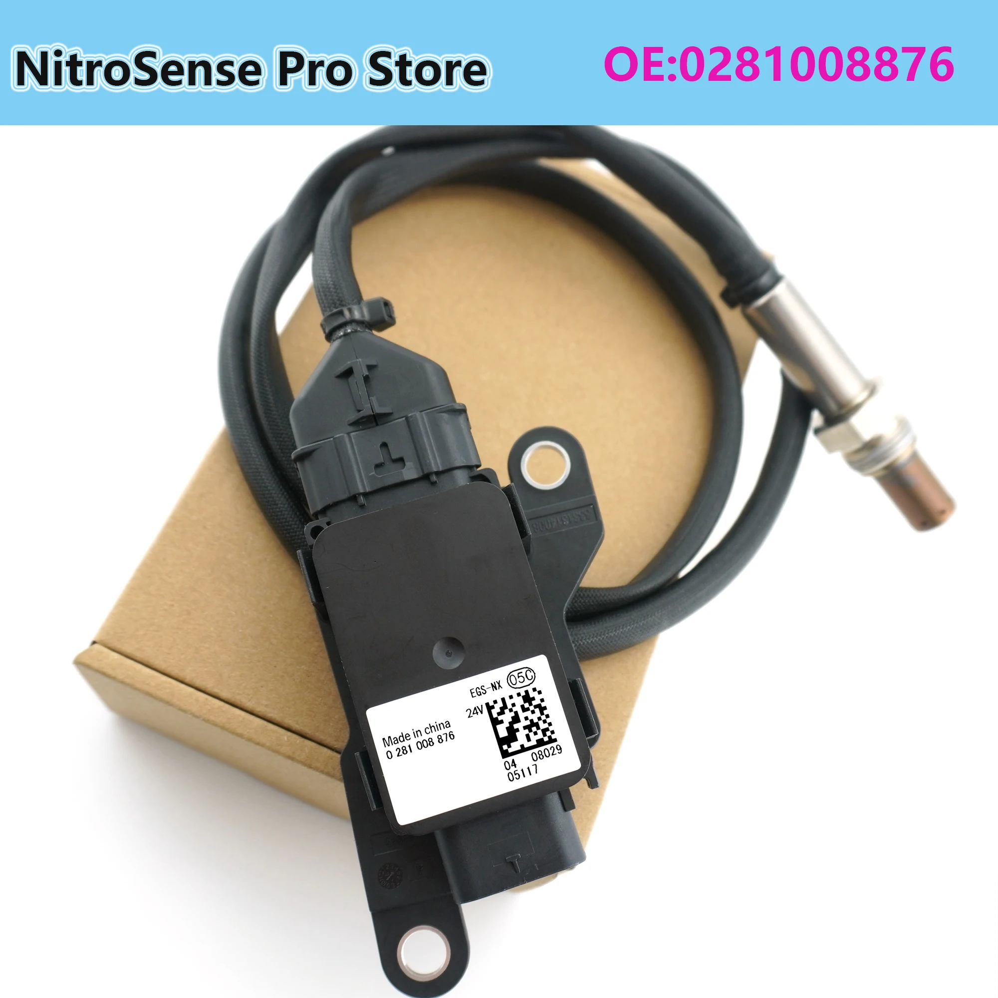 0281008876 Jianning Shunda Light Truck NOX Sensor Nitrogen Oxygen Sensor
0281008876 Jianning Shunda Light Truck NOX Sensor Nitrogen Oxygen Sensor