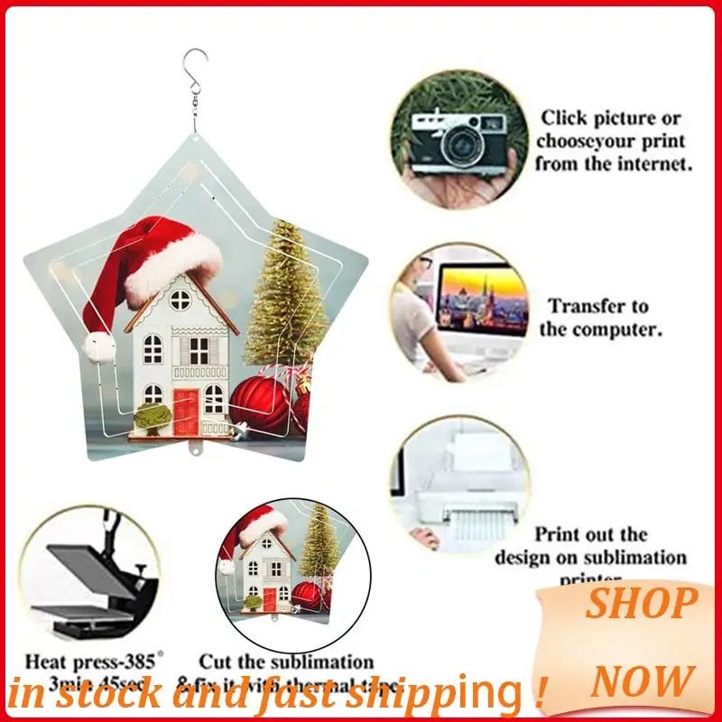 6Pack 10 Inch Sublimation Wind Spinners Christmas Gift For Christmas Day Garden Decoration HOT!
6Pack 10 Inch Sublimation Wind Spinners Christmas Gift For Christmas Day Garden Decoration HOT!