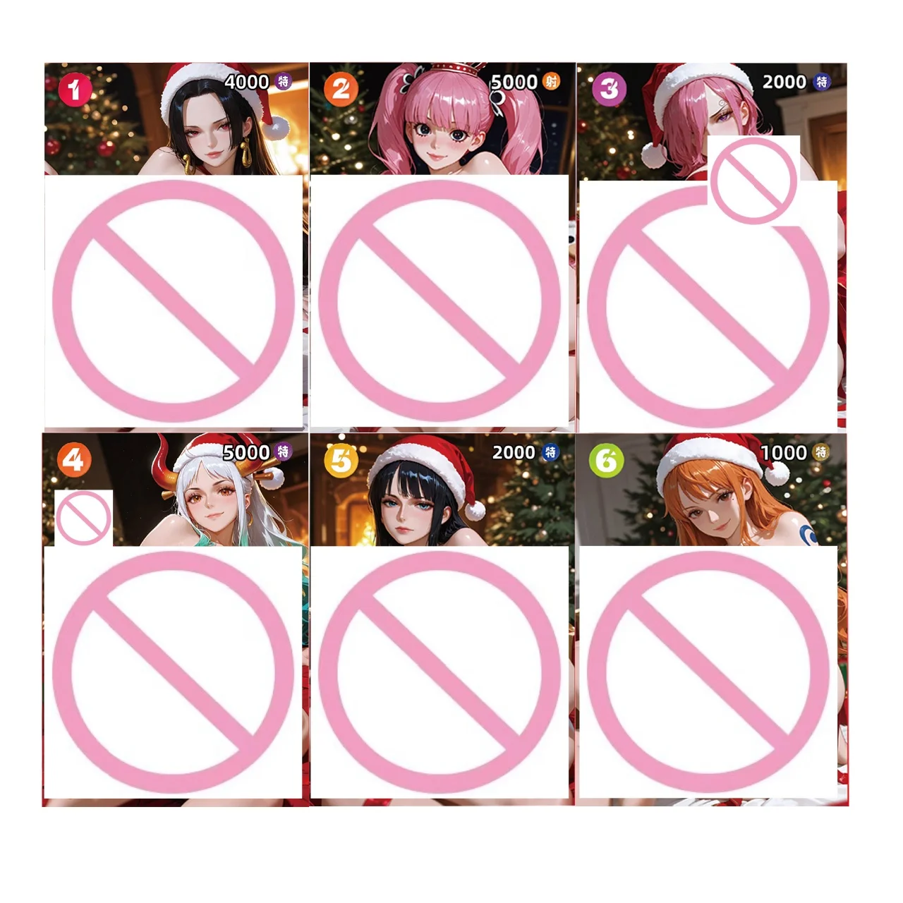 OPCG Christmas Six Nico Robin Perona ACG Goddess Card Nami Vinsmoke Reiju One Piece Color Flash Anime Beauty Collection Card Toy
OPCG Christmas Six Nico Robin Perona ACG Goddess Card Nami Vinsmoke Reiju One Piece Color Flash Anime Beauty Collection Card Toy