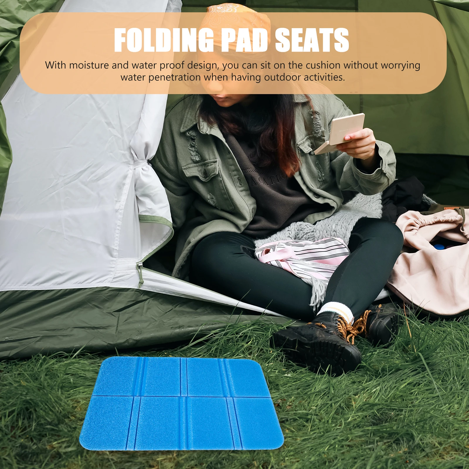 Foldable Camping Cushion Lightweight Seat Mat Mats Folding Pad Waterproof XPE Material High Insulation Moisture Proof Picnic
Foldable Camping Cushion Lightweight Seat Mat Mats Folding Pad Waterproof XPE Material High Insulation Moisture Proof Picnic