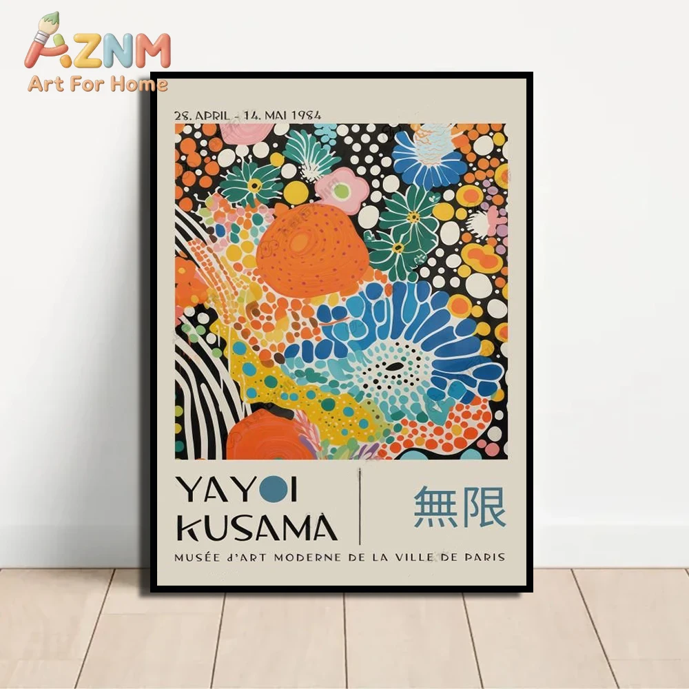 AZNM Картина на холсте «Цветок бесконечности» Яёи Кусамы, безрамная, однопанельная, в стиле японского поп-арта, с красочным узором в горошек
AZNM Картина на холсте «Цветок бесконечности» Яёи Кусамы, безрамная, однопанельная, в стиле японского поп-арта, с красочным узором в горошек