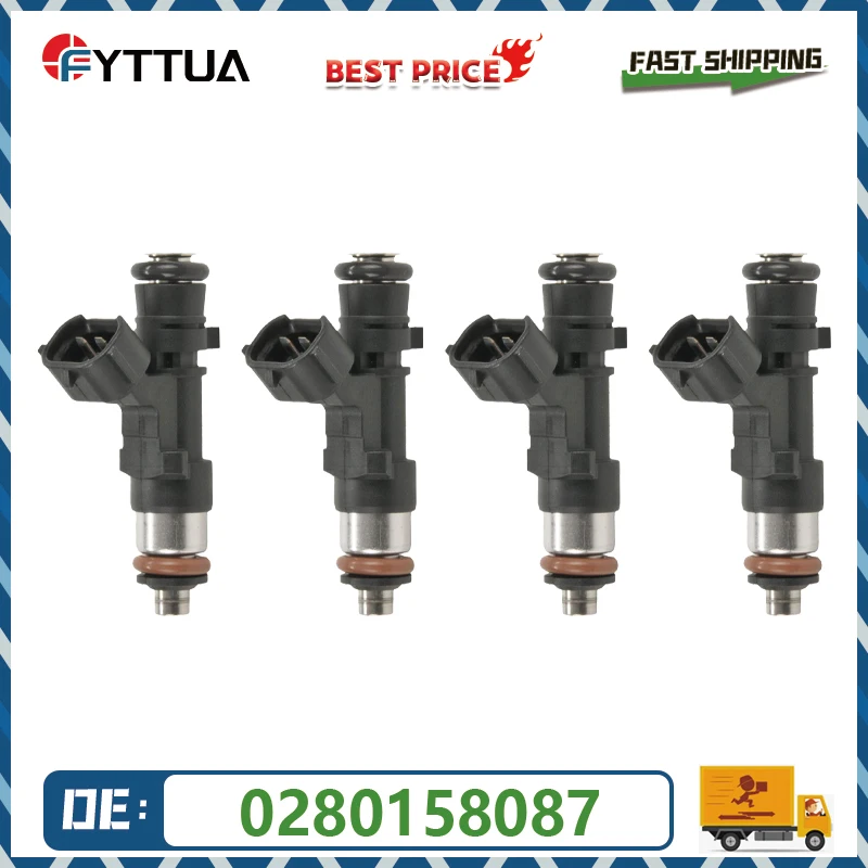 4pcs High Quality fuel Injector Nozzle 0280158087 06A906031CC for VW New Beetle 2.0 1998-2010
4pcs High Quality fuel Injector Nozzle 0280158087 06A906031CC for VW New Beetle 2.0 1998-2010
