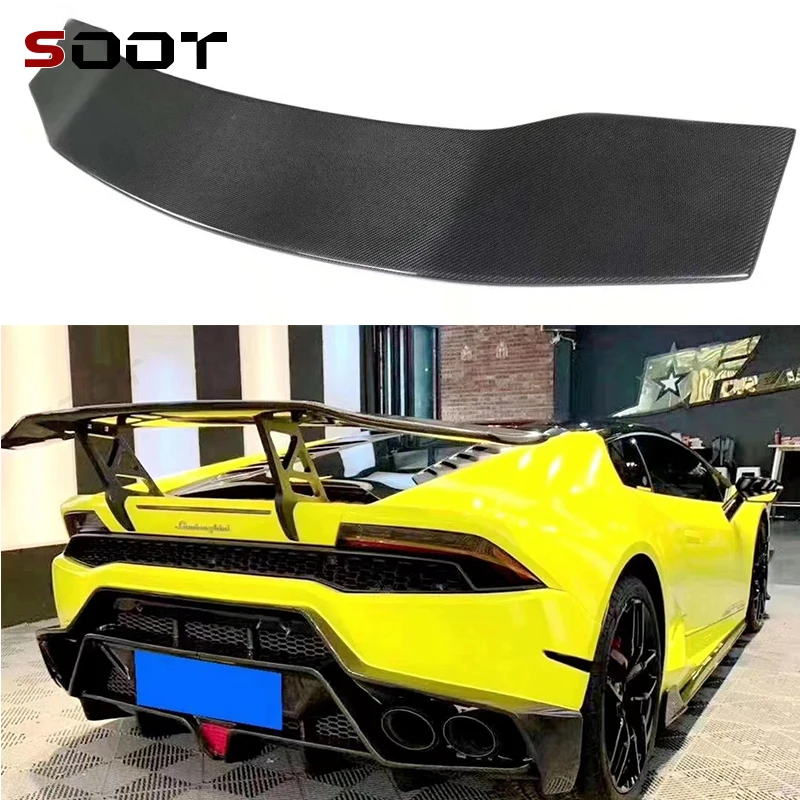 For Lamborghini Huracan LP610 LP580 Carbon Fiber Tail fins Rear Spoiler Duckbill Car Wing Retrofit the rear wing Auto Parts
For Lamborghini Huracan LP610 LP580 Carbon Fiber Tail fins Rear Spoiler Duckbill Car Wing Retrofit the rear wing Auto Parts