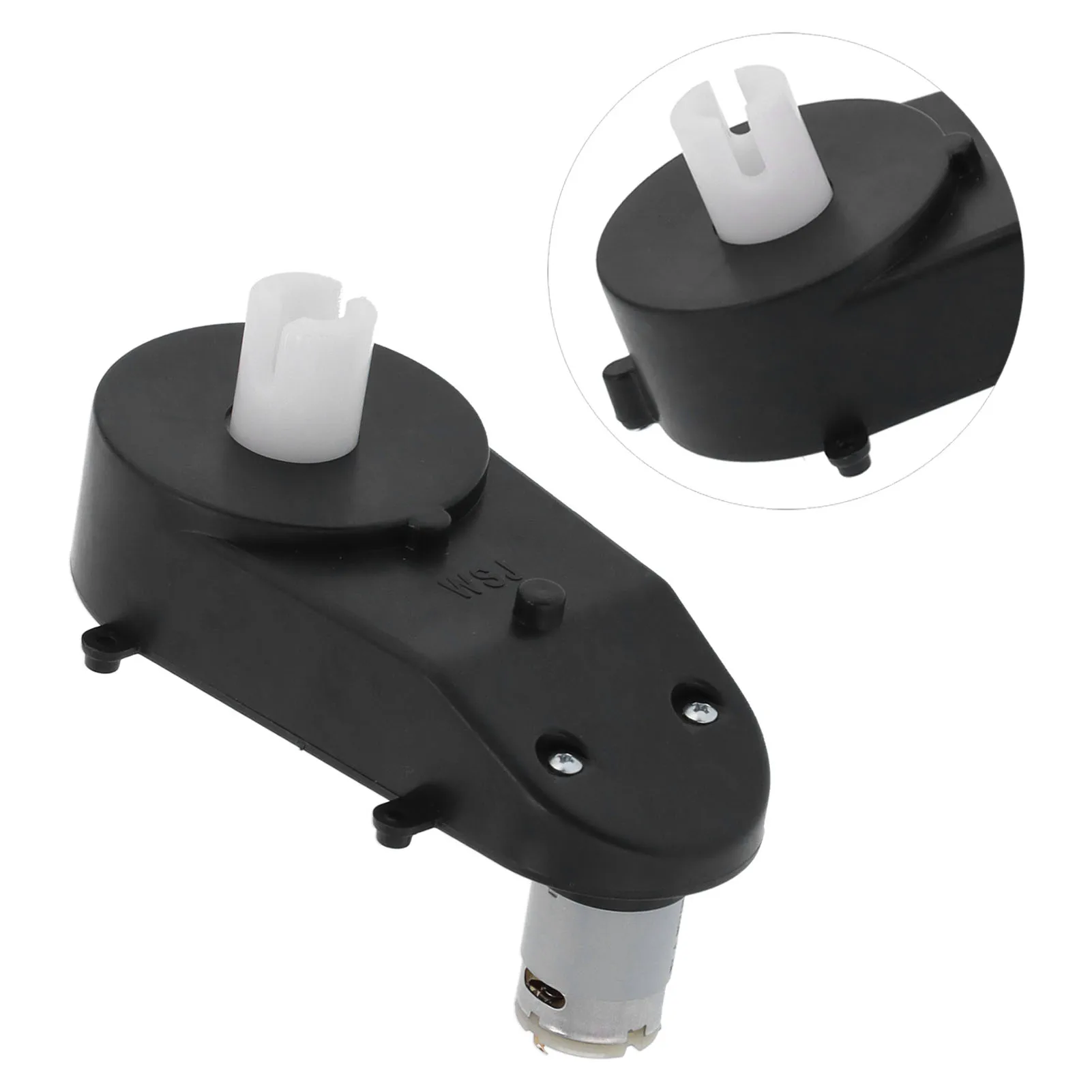 Motor Gear Box Made of Thick Durable ABS Material 6600RPM DC 12V Electric Vehicle Bike Toy Gearbox Transmission Accessories
Motor Gear Box Made of Thick Durable ABS Material 6600RPM DC 12V Electric Vehicle Bike Toy Gearbox Transmission Accessories