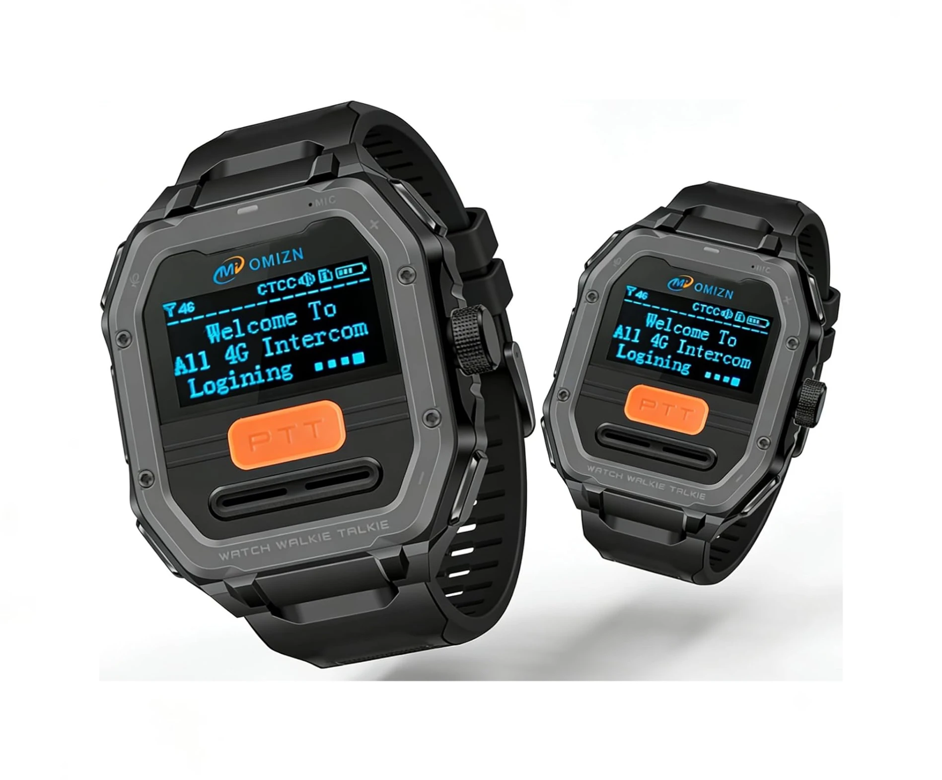 GT5 Watch Walkie Talkie Unlimited Range, 4G LTE Wearable PTT Two Way Radio with VOX Hands Free, AES256 Encryption for Commercial
GT5 Watch Walkie Talkie Unlimited Range, 4G LTE Wearable PTT Two Way Radio with VOX Hands Free, AES256 Encryption for Commercial