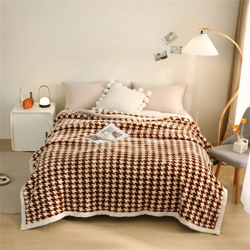 Faux Mink Fleece Blanket 5 LB - 2 Ply Reversible 520GSM Silky Soft Plush Warm Blanket for Autumn Winter
Faux Mink Fleece Blanket 5 LB - 2 Ply Reversible 520GSM Silky Soft Plush Warm Blanket for Autumn Winter