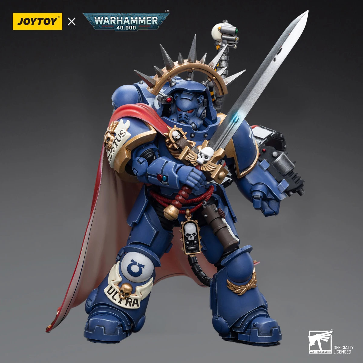 JOYTOY Warhammer 40K Ultramarines Captain in Gravis Armour Action Figure Toys Ultramarines Captain Model Fans Collection Reissue
JOYTOY Warhammer 40K Ultramarines Captain in Gravis Armour Action Figure Toys Ultramarines Captain Model Fans Collection Reissue