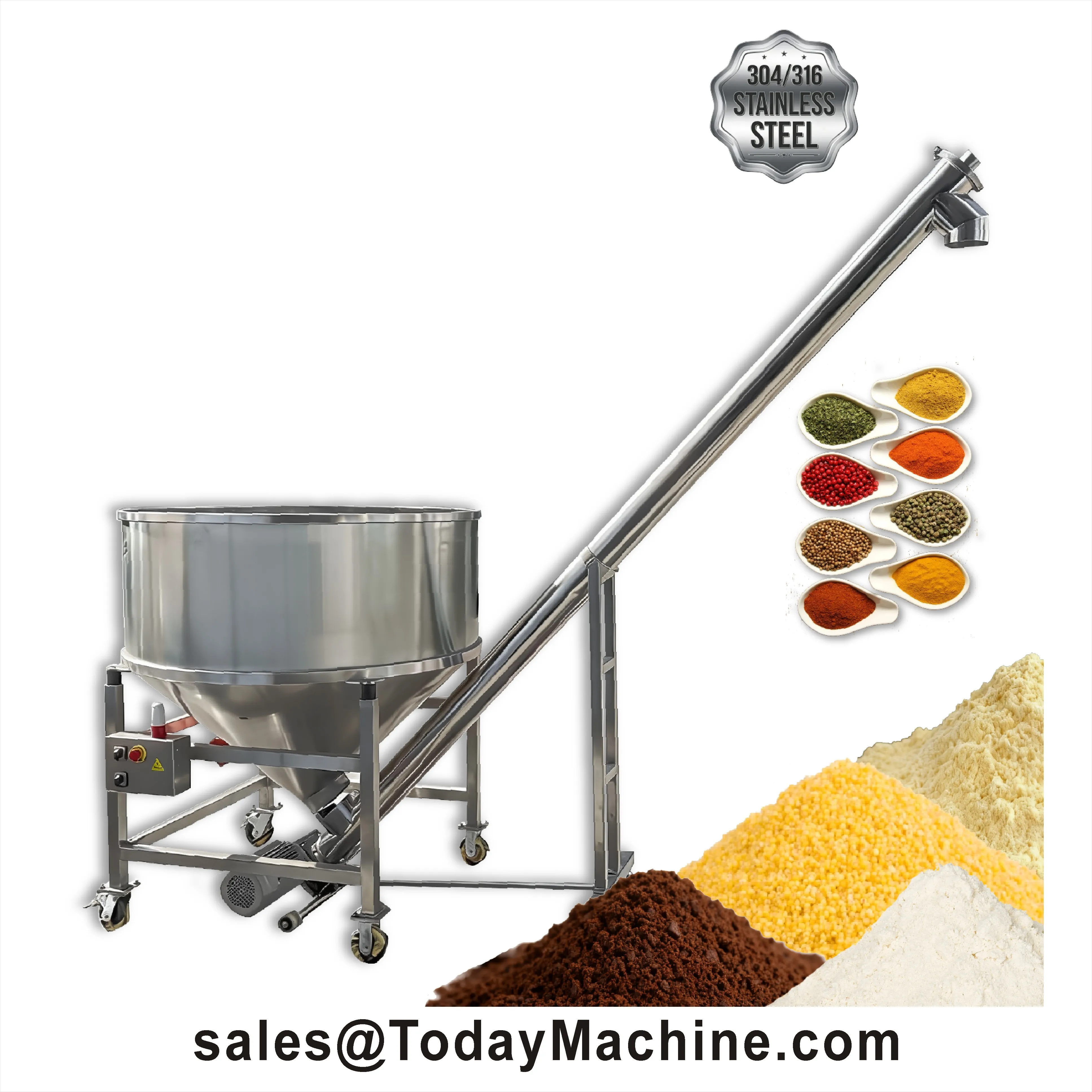 High Efficiency Screw Conveyor for Grain
High Efficiency Screw Conveyor for Grain