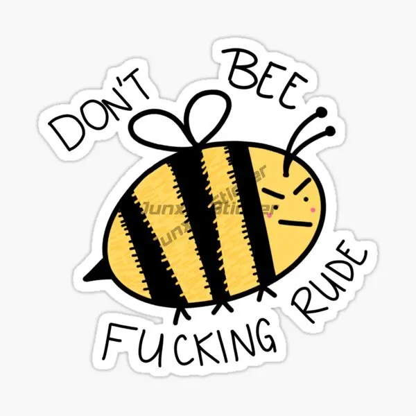 Cartoon Funny Cute Healthy Bee Car Sticker PVC Graphic Decoration Waterproof Cover Scratches Vinyl Self-adhesive Decals
Cartoon Funny Cute Healthy Bee Car Sticker PVC Graphic Decoration Waterproof Cover Scratches Vinyl Self-adhesive Decals