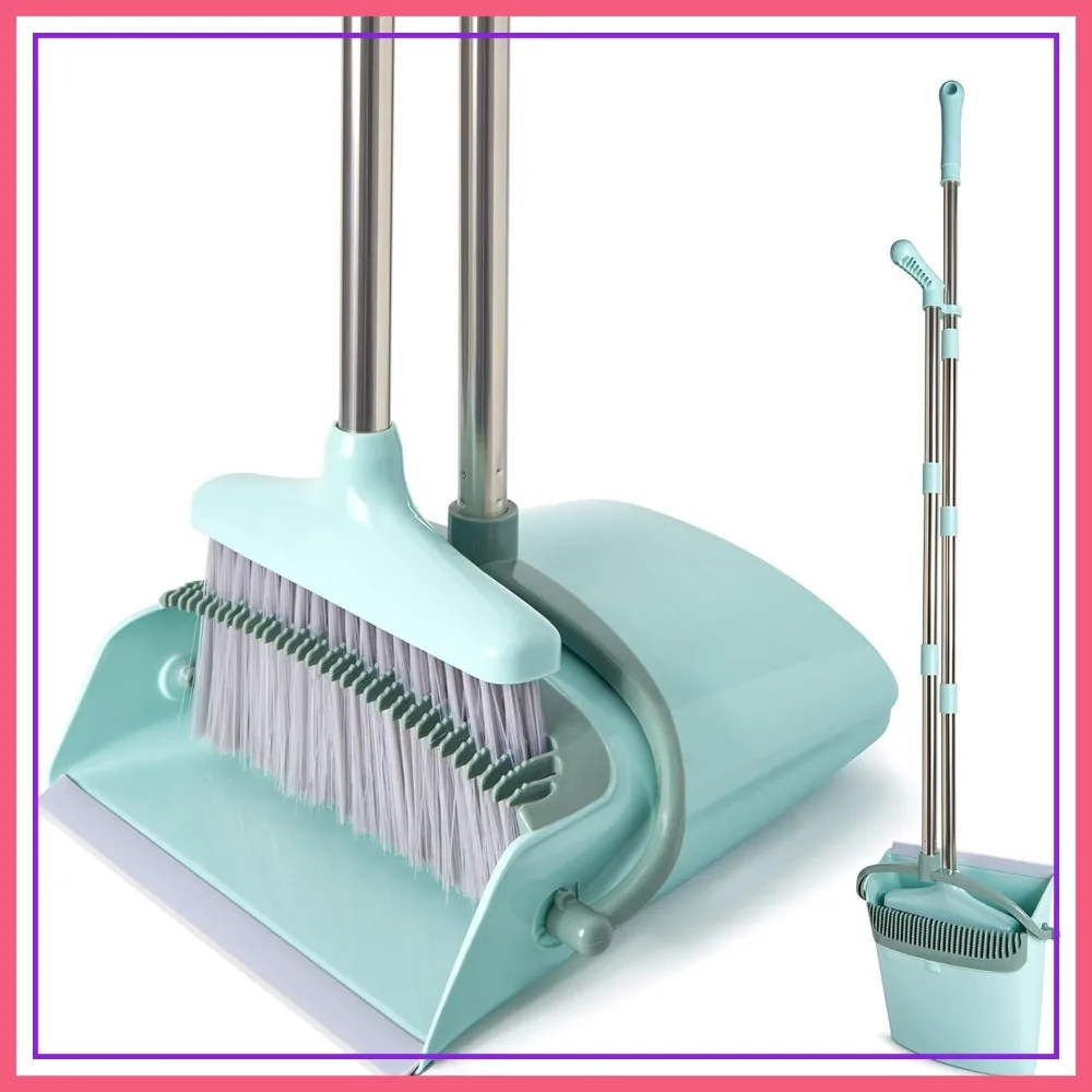 XXXFLOWER Broom and Dustpan Set with Cleaning Teeth, 55" Long Handle Indoor Sweeping Combo for Home Office Kitchen
XXXFLOWER Broom and Dustpan Set with Cleaning Teeth, 55" Long Handle Indoor Sweeping Combo for Home Office Kitchen