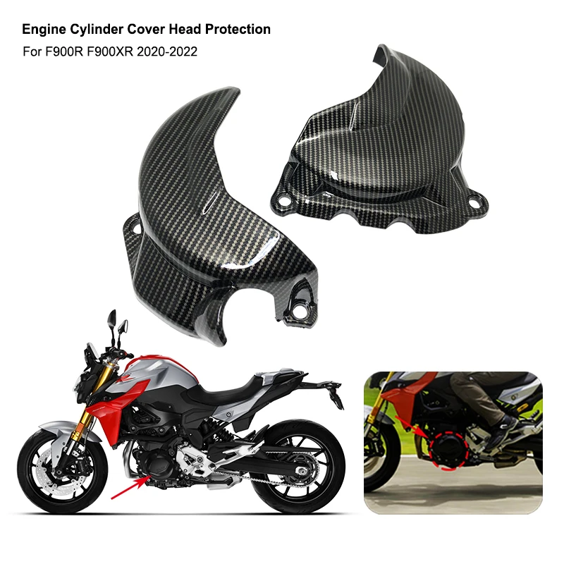 Motorcycle Carbon Engine Cylinder Cover Head Protection Clutch Guards Left&Right For BMW F900R F900XR F900 R F 900XR 2020-2022
Motorcycle Carbon Engine Cylinder Cover Head Protection Clutch Guards Left&Right For BMW F900R F900XR F900 R F 900XR 2020-2022