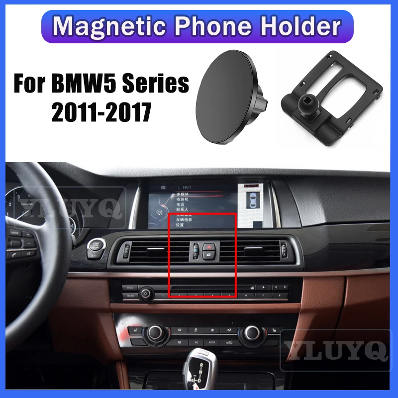 For BMW 5 Series F10 528i 2011-2017 Car magnetic phone holder Gravity navigation stand 360° rotatable Car interior accessories
For BMW 5 Series F10 528i 2011-2017 Car magnetic phone holder Gravity navigation stand 360° rotatable Car interior accessories