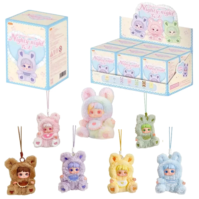 Новая оригинальная серия Miana Good Night Bunny, слепая коробка, модный рюкзак, подвеска, украшение для кукольной комнаты, коллекция игрушек, подарок-сюрприз 
Новая оригинальная серия Miana Good Night Bunny, слепая коробка, модный рюкзак, подвеска, украшение для кукольной комнаты, коллекция игрушек, подарок-сюрприз