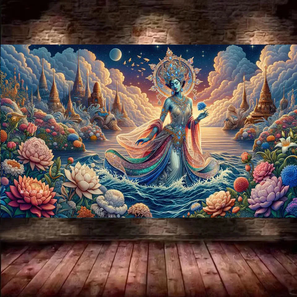 2025 Новые 5d наборы для алмазной живописи «сделай сам» в стиле фэнтези, сюрреалистический большой размер — красивая богиня океана, домашний декор/релаксирующий подарок,
2025 Новые 5d наборы для алмазной живописи «сделай сам» в стиле фэнтези, сюрреалистический большой размер — красивая богиня океана, домашний декор/релаксирующий подарок,