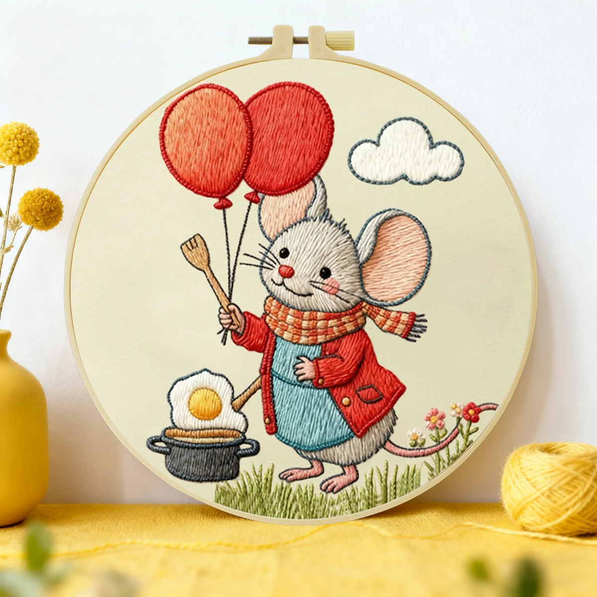 1pc 20X20CM/15X15CM 7.87/6.3inch Mouse Embroidery Starter Kit DIY kit DIY embroidery kit manualidades Sewing Art
1pc 20X20CM/15X15CM 7.87/6.3inch Mouse Embroidery Starter Kit DIY kit DIY embroidery kit manualidades Sewing Art