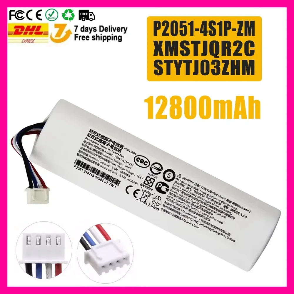NEW 14.8V 6800mAh 2C battery li-ion Replacement Battery For Xiaomi Mi Robot Vacuum Mop 2 XMSTJQR2C STYTJ03ZHM 2C P2051-4S1P-ZM
NEW 14.8V 6800mAh 2C battery li-ion Replacement Battery For Xiaomi Mi Robot Vacuum Mop 2 XMSTJQR2C STYTJ03ZHM 2C P2051-4S1P-ZM