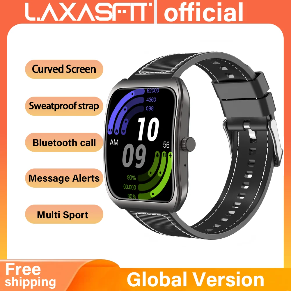 LAXASFIT 2025 новые часы с изогнутым экраном, модные умные часы для мужчин, спортивные часы с пульсометром, Bluetooth-вызов, женские умные часы
LAXASFIT 2025 новые часы с изогнутым экраном, модные умные часы для мужчин, спортивные часы с пульсометром, Bluetooth-вызов, женские умные часы
