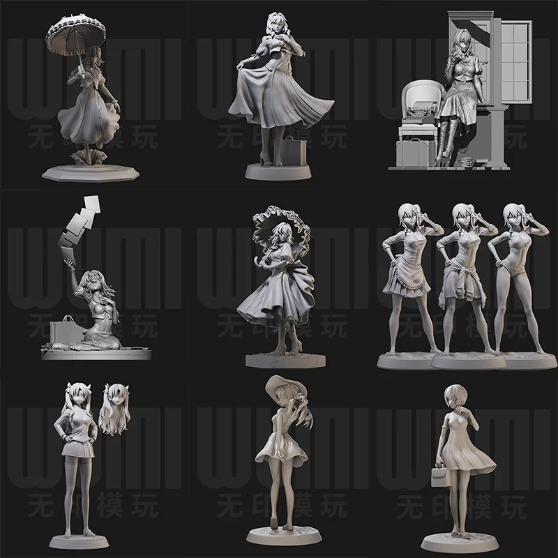 1/24 1/18 Scale DIY Self-assembled GK 3D Resin Un-panited Doll White Model European Style Clothing Meche Girl Modern Beauty
1/24 1/18 Scale DIY Self-assembled GK 3D Resin Un-panited Doll White Model European Style Clothing Meche Girl Modern Beauty
