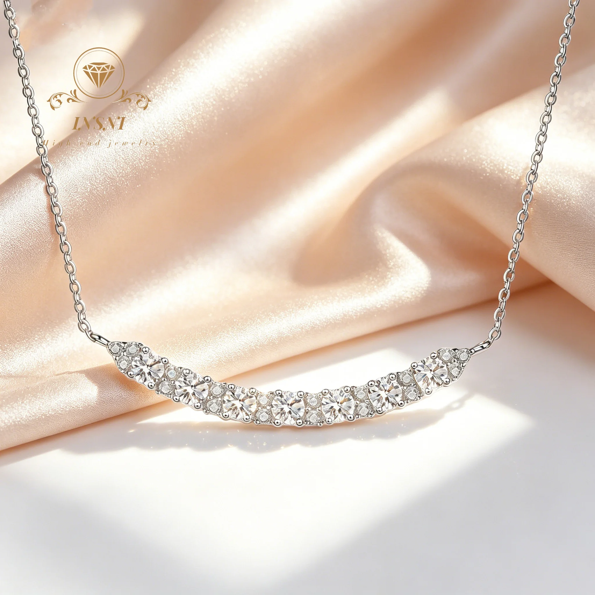 Moissanite S925 Silver Studded Silver Collarbone Chain Necklace Daily Wear Certified Trending Jewelry Gift for Women Affordable
Moissanite S925 Silver Studded Silver Collarbone Chain Necklace Daily Wear Certified Trending Jewelry Gift for Women Affordable