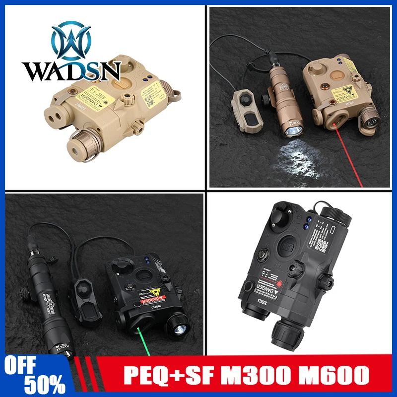 Tactical PEQ 15 Red Green Dot Laser IR Fill light Hunting Flashlight Dual Kit SF M300 M600 LED Strobe Flashlight PEQ With AXON
Tactical PEQ 15 Red Green Dot Laser IR Fill light Hunting Flashlight Dual Kit SF M300 M600 LED Strobe Flashlight PEQ With AXON
