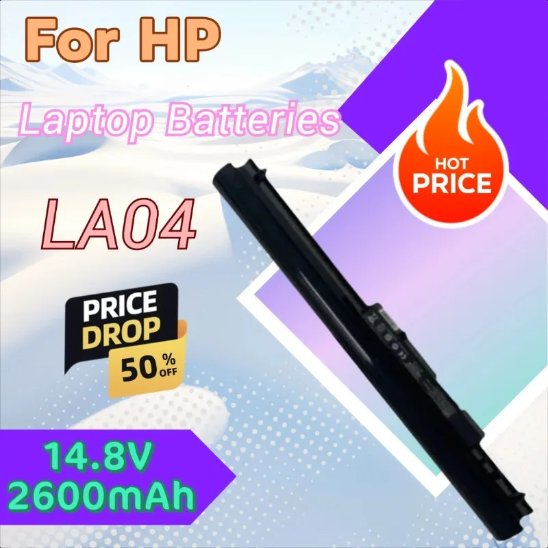LA04 Аккумулятор для ноутбука HP 248 340 345 350 355 G1 G2 15-F G14 HSTNN-YB5M Совершенно новый высококачественный 14,8 В 2600 мАч 
LA04 Аккумулятор для ноутбука HP 248 340 345 350 355 G1 G2 15-F G14 HSTNN-YB5M Совершенно новый высококачественный 14,8 В 2600 мАч