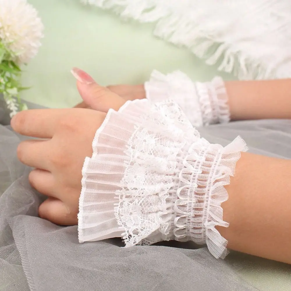 Victorian Detachable Sleeves Cuffs Comfortable Detachable Lace Ruffled Wrist Costume Accessory Soft Fake Sleeves Cuffs
Victorian Detachable Sleeves Cuffs Comfortable Detachable Lace Ruffled Wrist Costume Accessory Soft Fake Sleeves Cuffs