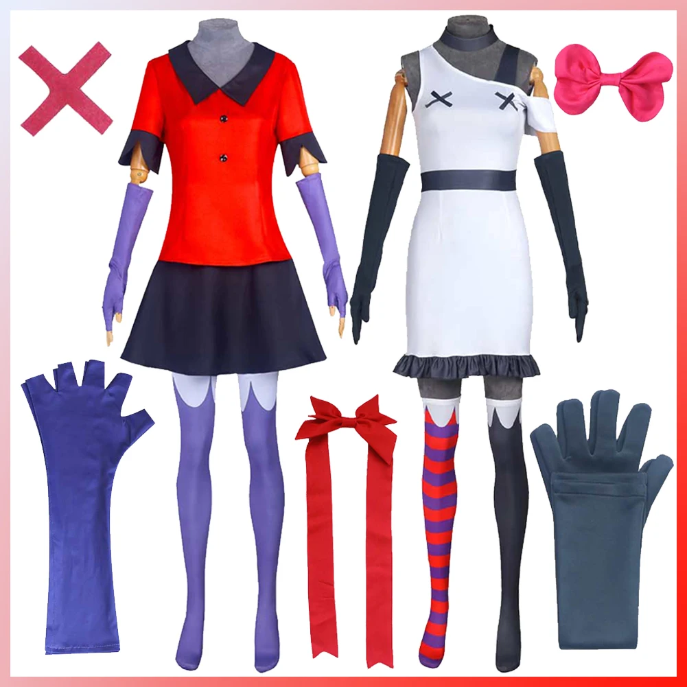 VAGGIE Cosplay Anime Costume Cartoon Hotel Disguise Gloves Bow Headger Dress Set Women Outfits Female Halloween Carnival Suits
VAGGIE Cosplay Anime Costume Cartoon Hotel Disguise Gloves Bow Headger Dress Set Women Outfits Female Halloween Carnival Suits