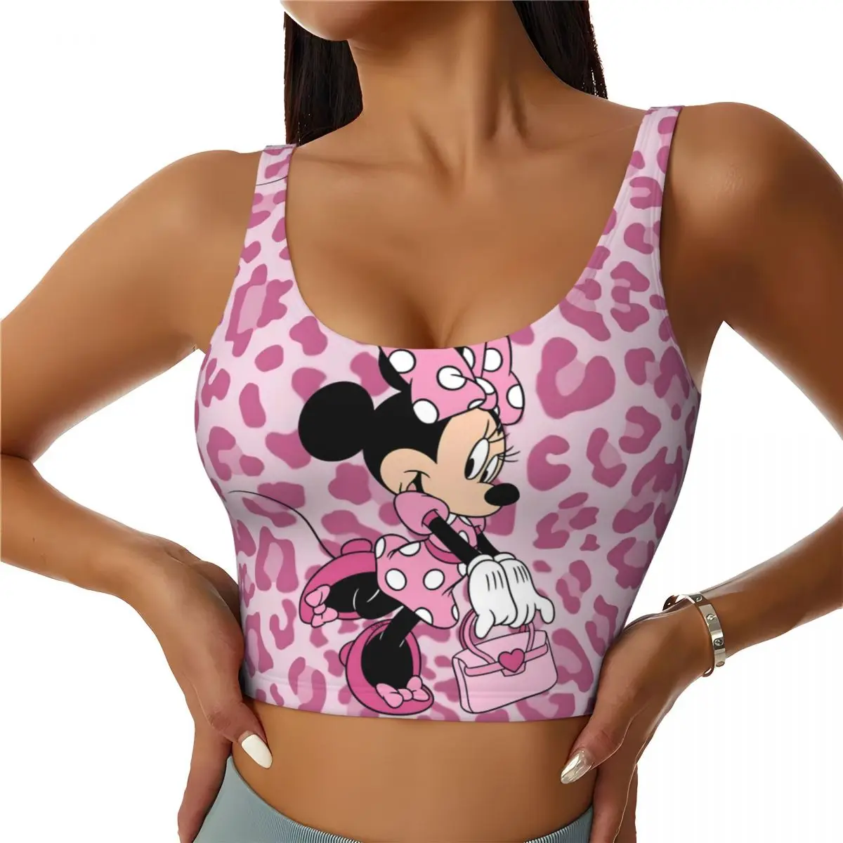 Милые укороченные топы на бретелях с изображением Микки Мауса и Минни на заказ для женщин, бесшовные спортивные бюстгальтеры для горячего бега, йоги
Милые укороченные топы на бретелях с изображением Микки Мауса и Минни на заказ для женщин, бесшовные спортивные бюстгальтеры для горячего бега, йоги