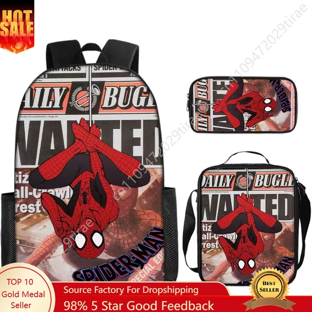Marvel Spider Man School Bag Backpack Cartoon High Quality 3D Stereo Pattern Backpack Christma Birthday Gift Cosplay Accessories
Marvel Spider Man School Bag Backpack Cartoon High Quality 3D Stereo Pattern Backpack Christma Birthday Gift Cosplay Accessories