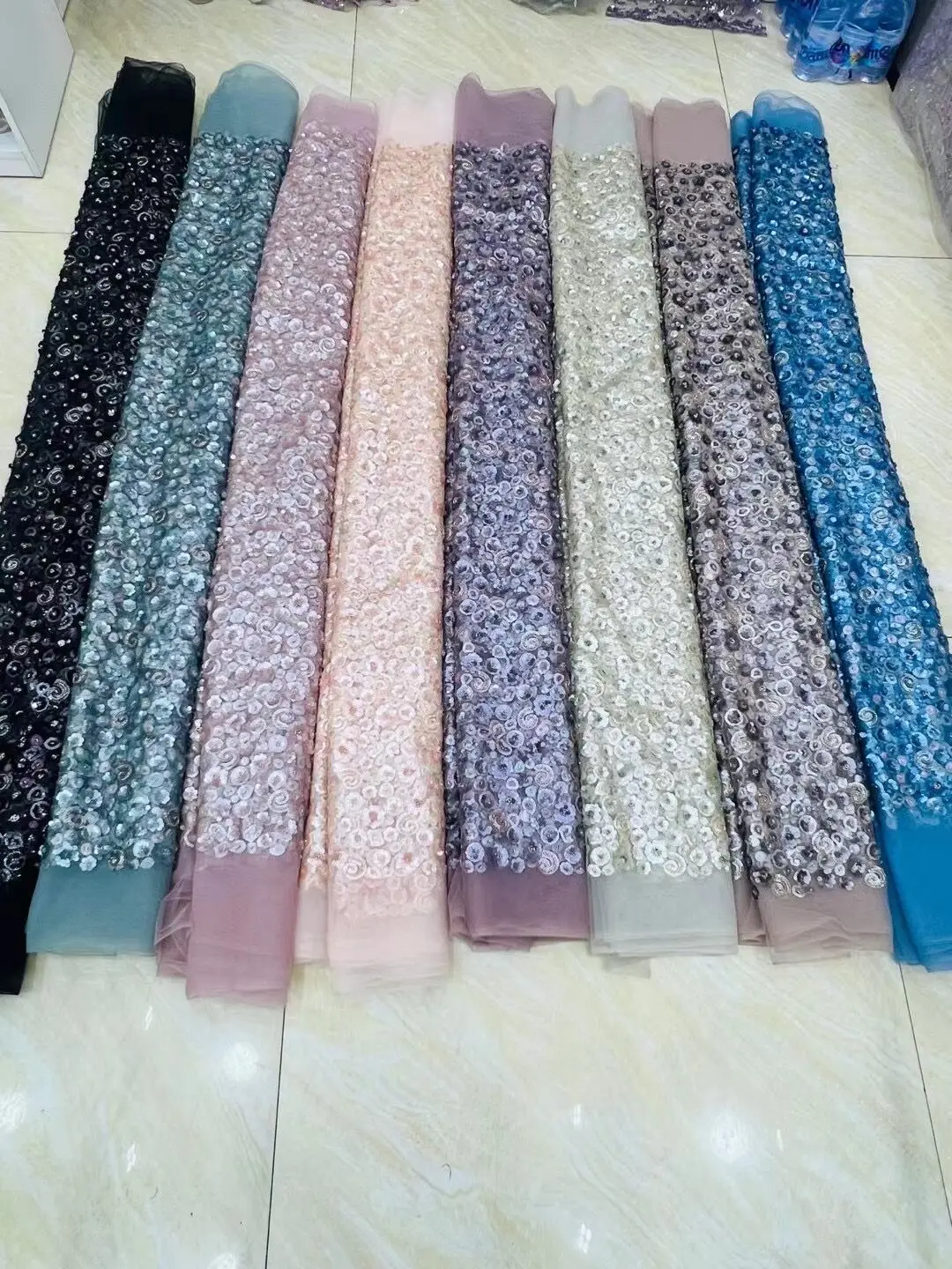 Luxury Beaded Sequin Lace Fabric L-1306785 Embroidered Nigerian French Tulle Lace Fabric With Sequins Wedding
Luxury Beaded Sequin Lace Fabric L-1306785 Embroidered Nigerian French Tulle Lace Fabric With Sequins Wedding