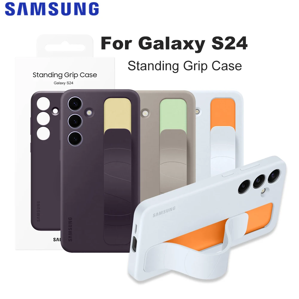 Original Samsung Standing Grip Smartphone Case for Galaxy S24 Standing Grip Phone Case Shockproof EF-GS921
Original Samsung Standing Grip Smartphone Case for Galaxy S24 Standing Grip Phone Case Shockproof EF-GS921
