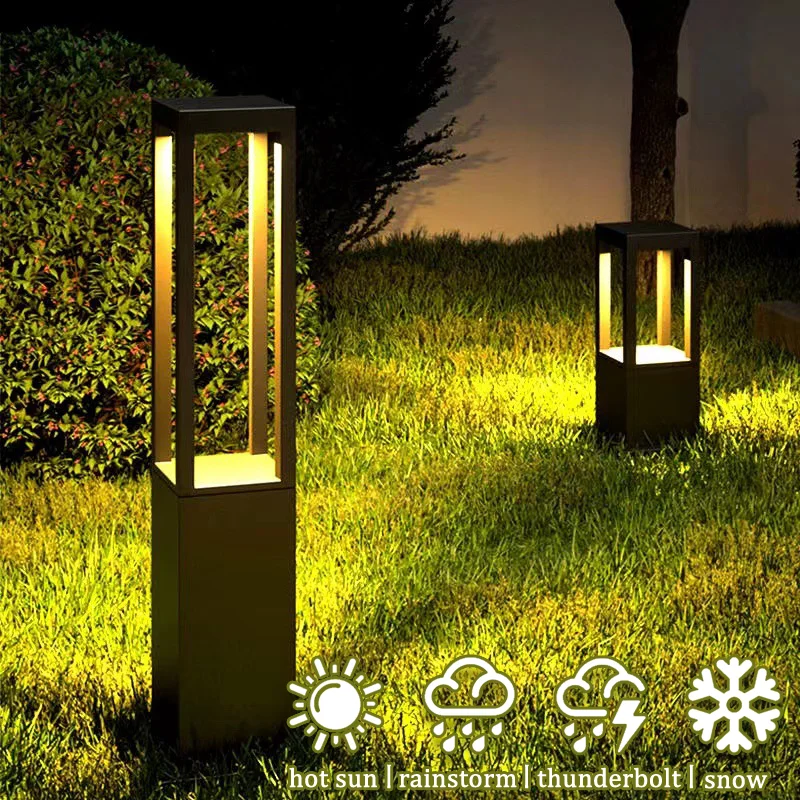 LED Lawn Bollard Light IP68 Waterproof Modern Aluminum Pillar Garden Lamp Outdoor Courtyard Landscape Lighting for Path Patio
LED Lawn Bollard Light IP68 Waterproof Modern Aluminum Pillar Garden Lamp Outdoor Courtyard Landscape Lighting for Path Patio