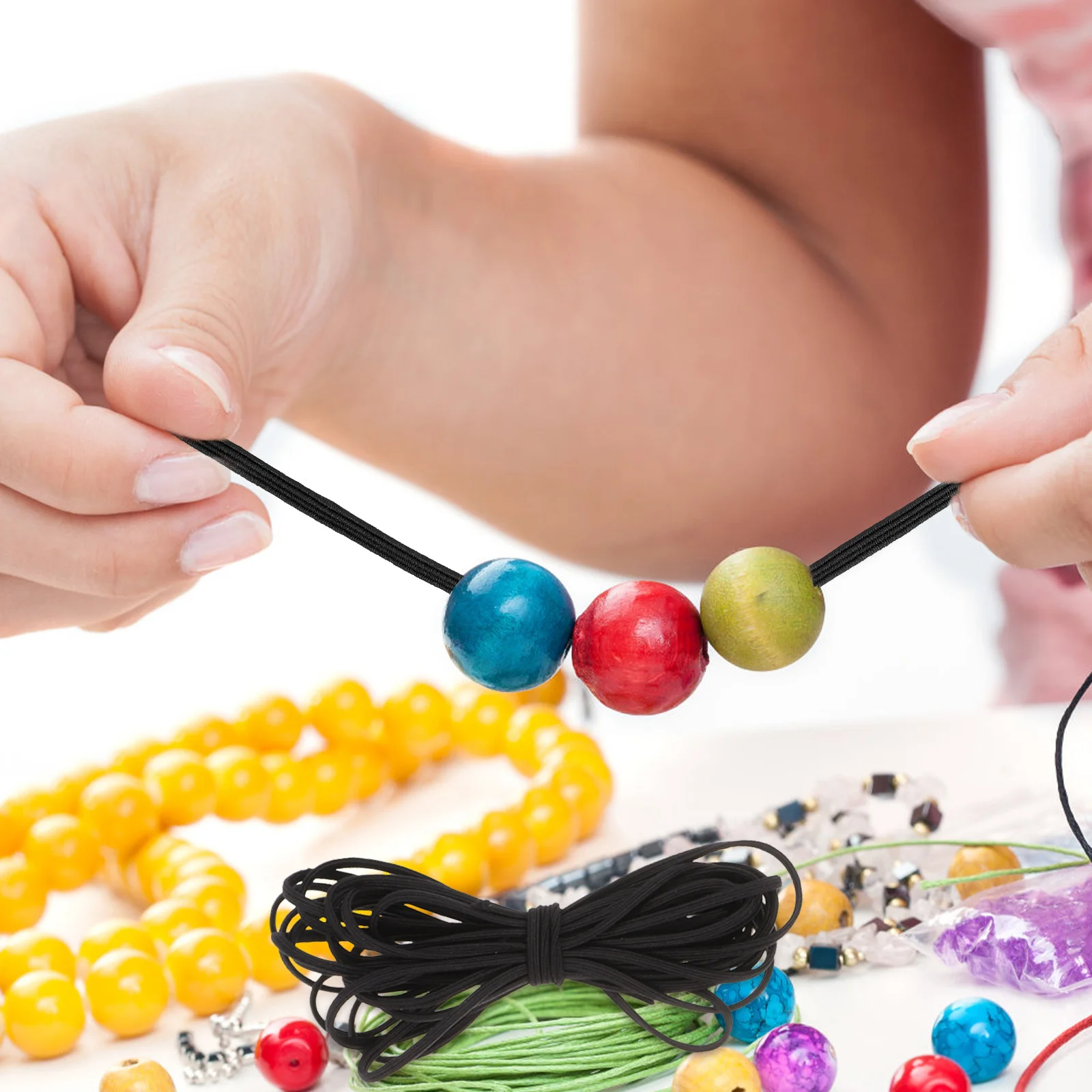 5 Pcs Hair Ties Accessories Colorful Elastic String for Bracelets Making Jewelry Beading Thread Stretch Cord Durable Wear
5 Pcs Hair Ties Accessories Colorful Elastic String for Bracelets Making Jewelry Beading Thread Stretch Cord Durable Wear