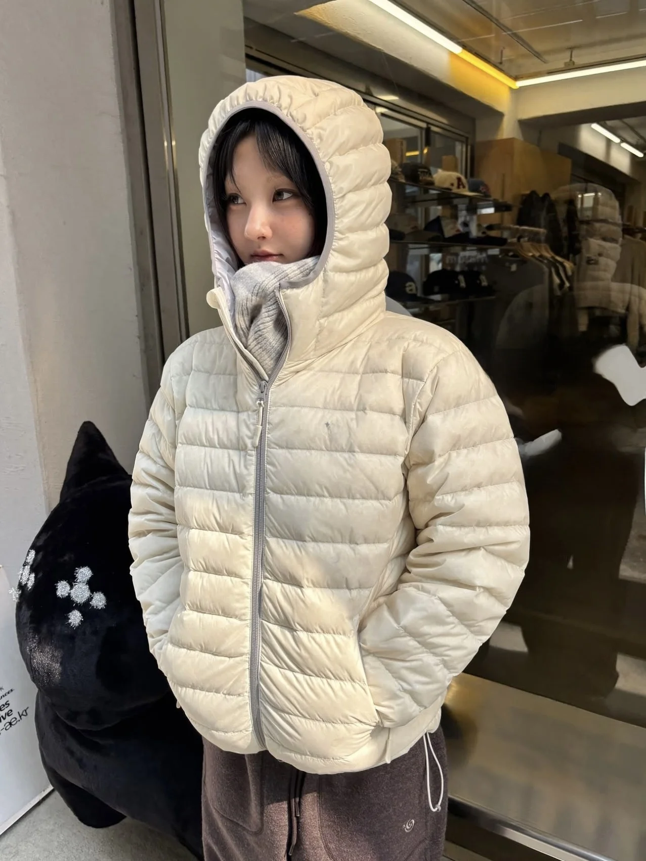 Korean Style Embroidered Duck down Jacket 90 White Duck Feather Hooded Slimming Coat Straight Cut Long Sleeve Warm Ladies Coat
Korean Style Embroidered Duck down Jacket 90 White Duck Feather Hooded Slimming Coat Straight Cut Long Sleeve Warm Ladies Coat