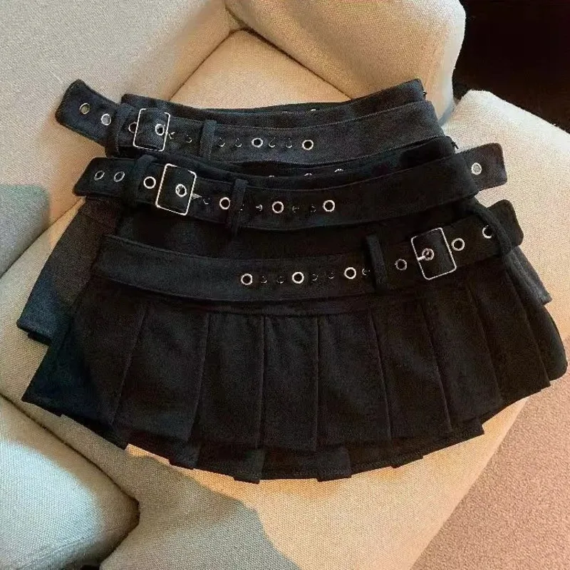 New Fashion Design Double Belt Pleated Skirt For Women In Summer Korean Style Versatile High-waisted Slim Short Skirt
New Fashion Design Double Belt Pleated Skirt For Women In Summer Korean Style Versatile High-waisted Slim Short Skirt