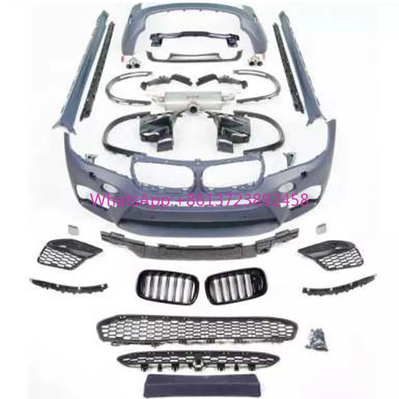 For BMW X5 F15 X6 F16 Upgrade X5M X6M Front Rear Bumper Body Kit With Exhaust System
For BMW X5 F15 X6 F16 Upgrade X5M X6M Front Rear Bumper Body Kit With Exhaust System
