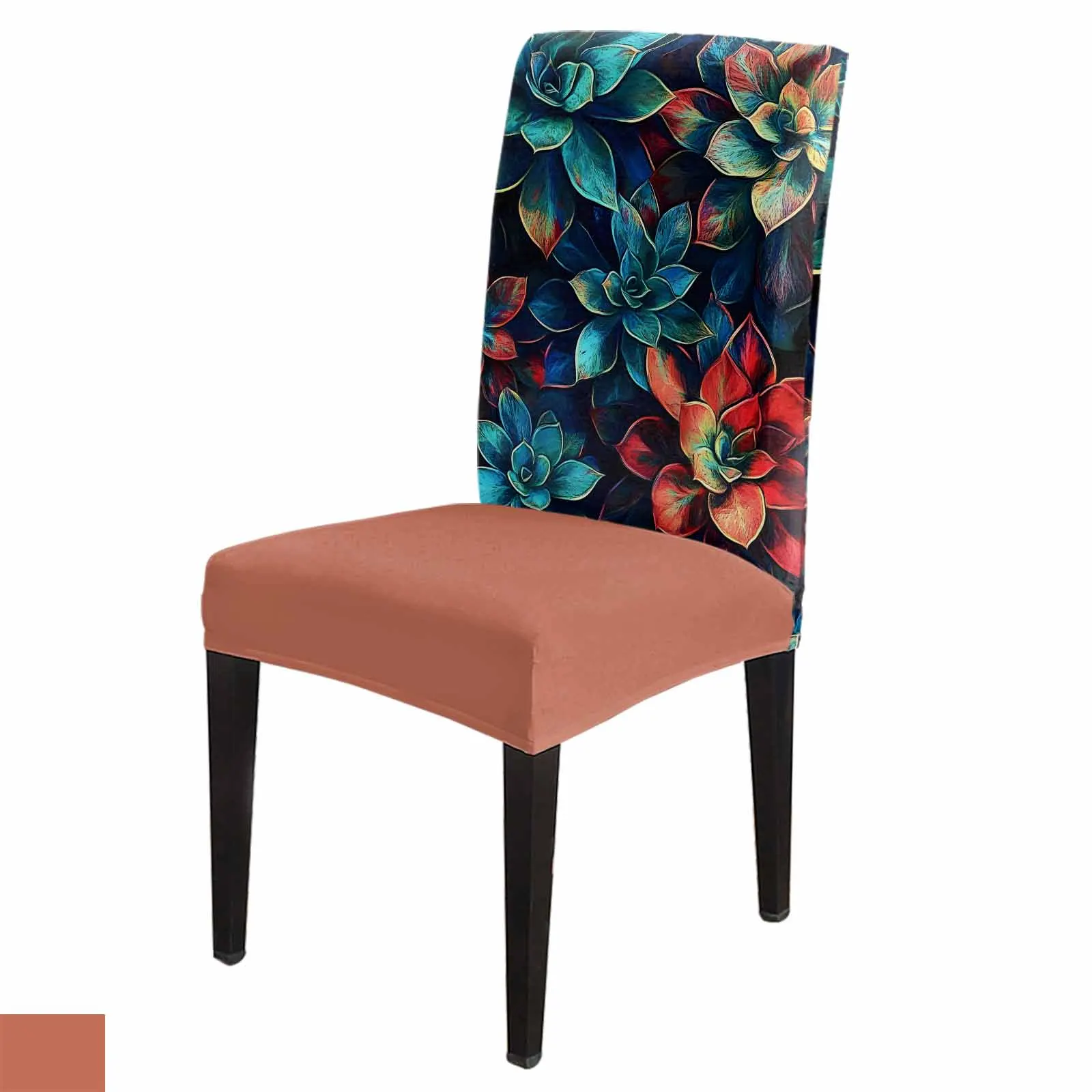 Blue Nostalgic Succulent Plant Chair Cover for Dining Room Spandex Stretch Seat Cover for Wedding Banquet Party Seat Case
Blue Nostalgic Succulent Plant Chair Cover for Dining Room Spandex Stretch Seat Cover for Wedding Banquet Party Seat Case