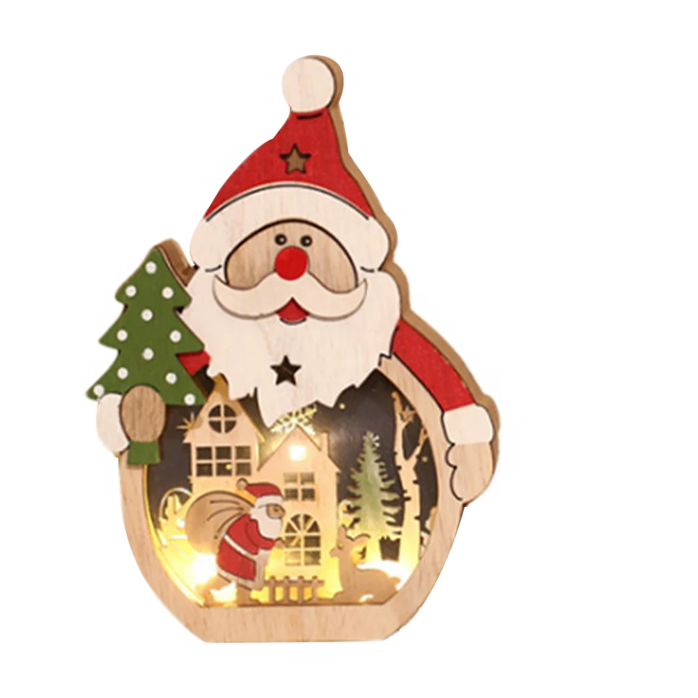 LED Santa Christmas Decor Desktop Lamp Wooden Christmas nament Luminous Xmas Party Luminous Decor Home Accessories
LED Santa Christmas Decor Desktop Lamp Wooden Christmas nament Luminous Xmas Party Luminous Decor Home Accessories