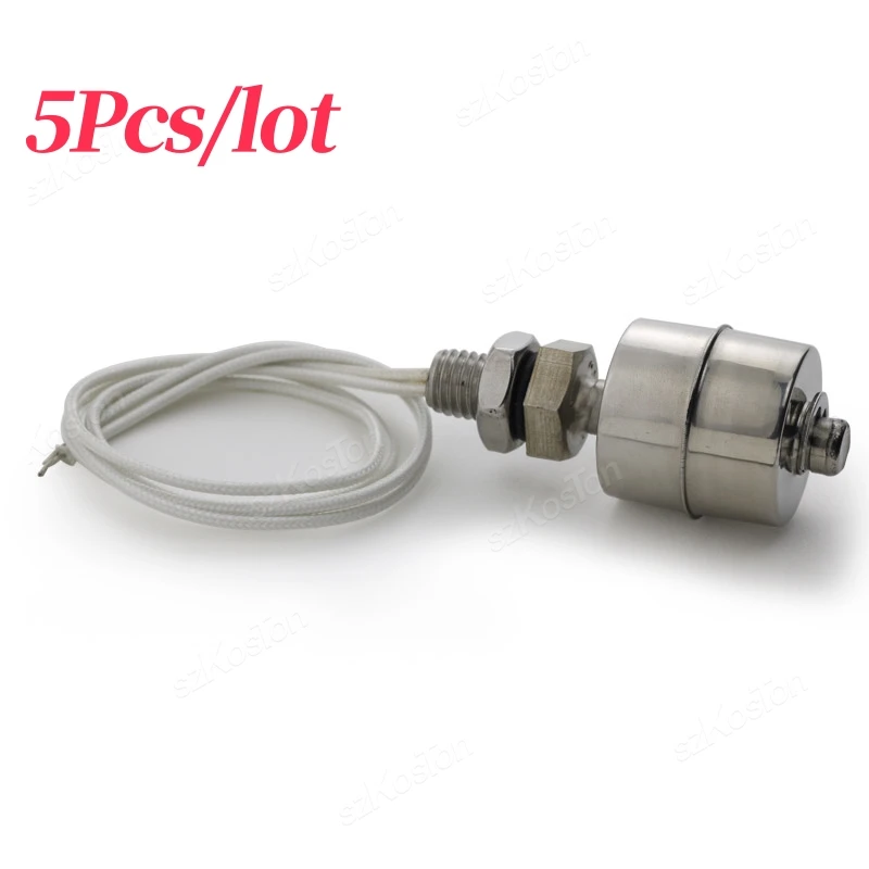5Pcs/lot 45mm Stainless Steel Float Sensor Switch Liquid Water Level Sensor Controller Automatic Water Pump Controller Tank Pool
5Pcs/lot 45mm Stainless Steel Float Sensor Switch Liquid Water Level Sensor Controller Automatic Water Pump Controller Tank Pool