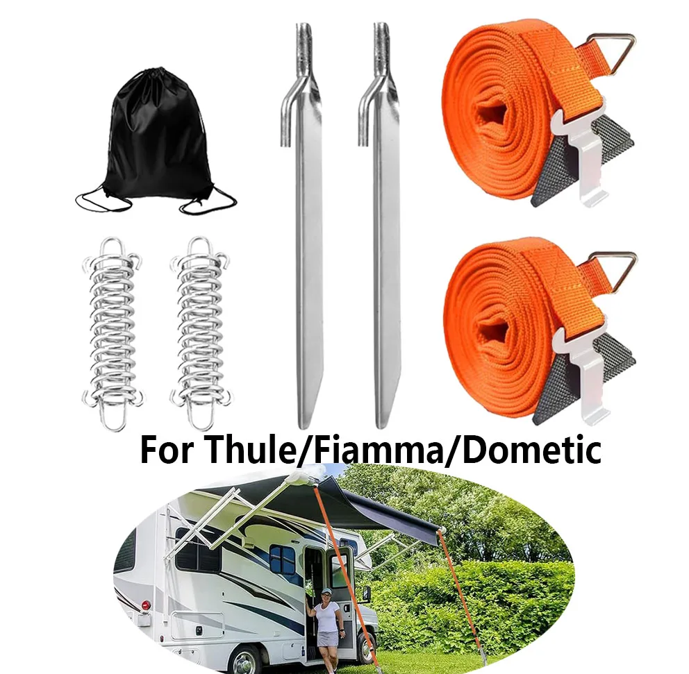 1Set RV Awning Storm Band Straps Tie Down Caravan Camping Accessories For Thule Fiamma Dometic Awning Canopy Most Motorhomes
1Set RV Awning Storm Band Straps Tie Down Caravan Camping Accessories For Thule Fiamma Dometic Awning Canopy Most Motorhomes