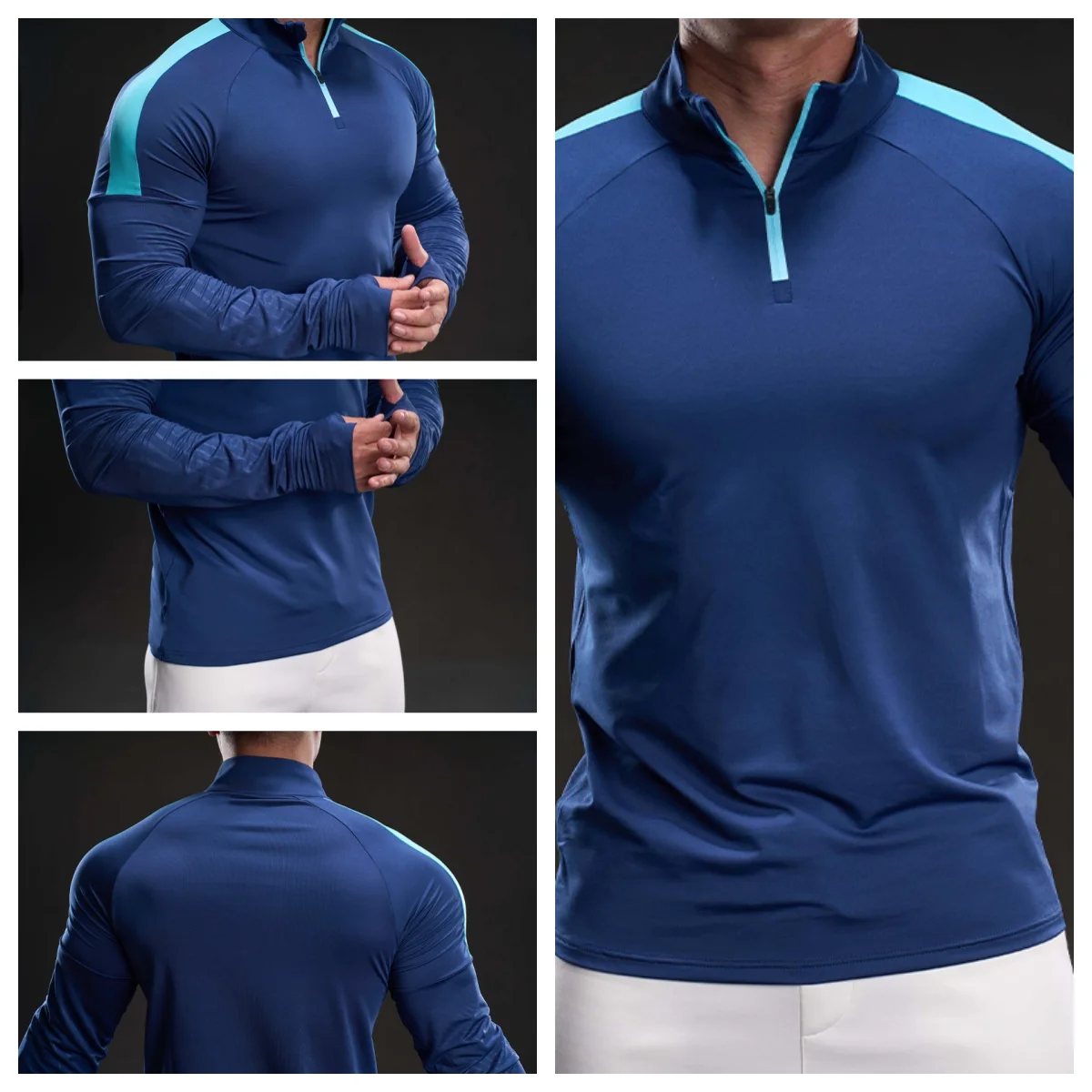 Мужская спортивная футболка для бега и повседневной носки: быстросохнущая, дышащая, универсальная, простая, для активного отдыха, модная, с цветовыми блоками
Мужская спортивная футболка для бега и повседневной носки: быстросохнущая, дышащая, универсальная, простая, для активного отдыха, модная, с цветовыми блоками