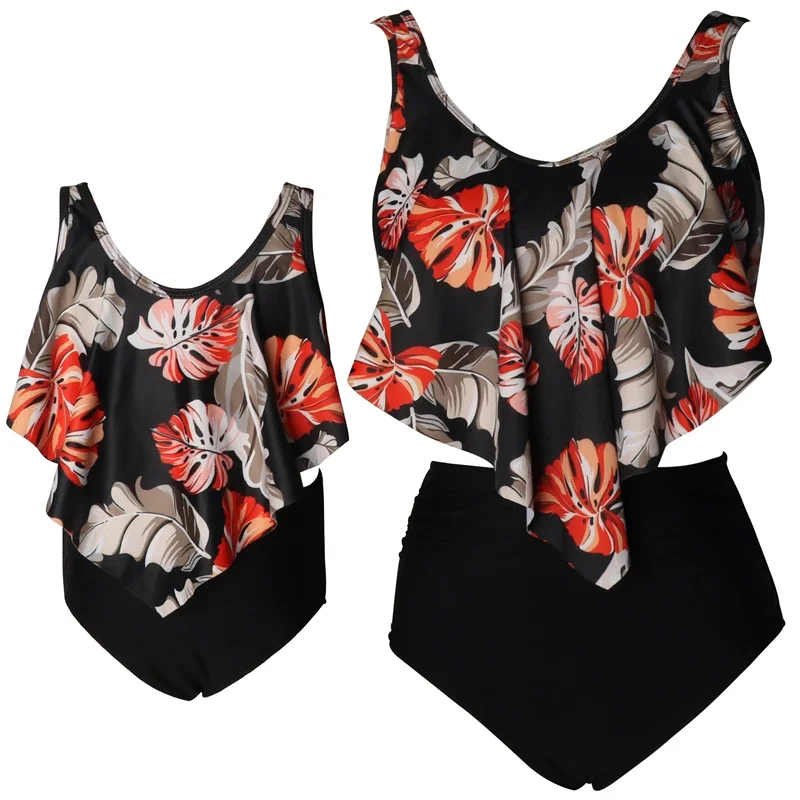 High Waist Two Piece Flounce Bikini Set Parent-child Swimwear Mother Daughter Swimsuit for Girls Family Matching Clothes 6 style
High Waist Two Piece Flounce Bikini Set Parent-child Swimwear Mother Daughter Swimsuit for Girls Family Matching Clothes 6 style