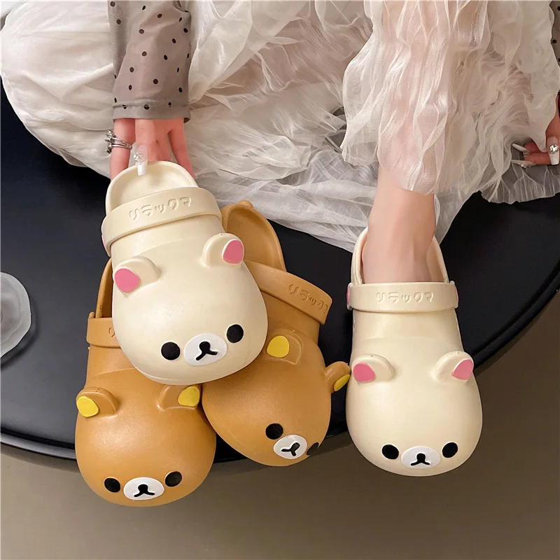 Kawaii Rilakkuma Non-Slip Lolita Summer Sandals Cute Cartoon Slippers Custom Birthday Gift For Girls
Kawaii Rilakkuma Non-Slip Lolita Summer Sandals Cute Cartoon Slippers Custom Birthday Gift For Girls