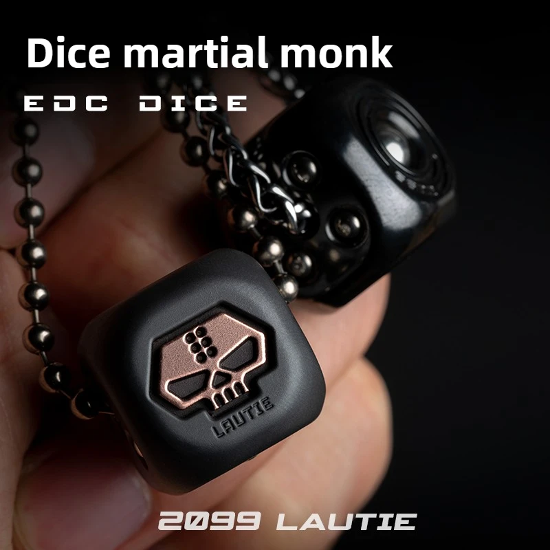 LAUTIE Creative Metal Monk Dice Pendant Stainless Steel Dice Pendant Metal Necklace EDC Decompression Desktop Toy
LAUTIE Creative Metal Monk Dice Pendant Stainless Steel Dice Pendant Metal Necklace EDC Decompression Desktop Toy