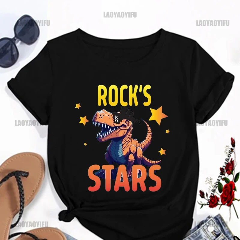 ROCK'S STAR Dinosaur Printing Shirt Harajuku Casual T-Shirt Street Fashion Short Sleeve Clothing Streetwear Men's Hip Hop Cotton
ROCK'S STAR Dinosaur Printing Shirt Harajuku Casual T-Shirt Street Fashion Short Sleeve Clothing Streetwear Men's Hip Hop Cotton