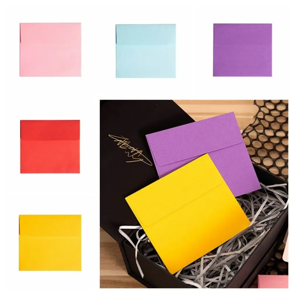 10Pcs/Pack Offset Paper Paper Envelopes Thickening Candy Color Colorful Envelopes Blank 11*10.3cm Mini Envelopes Wedding
10Pcs/Pack Offset Paper Paper Envelopes Thickening Candy Color Colorful Envelopes Blank 11*10.3cm Mini Envelopes Wedding