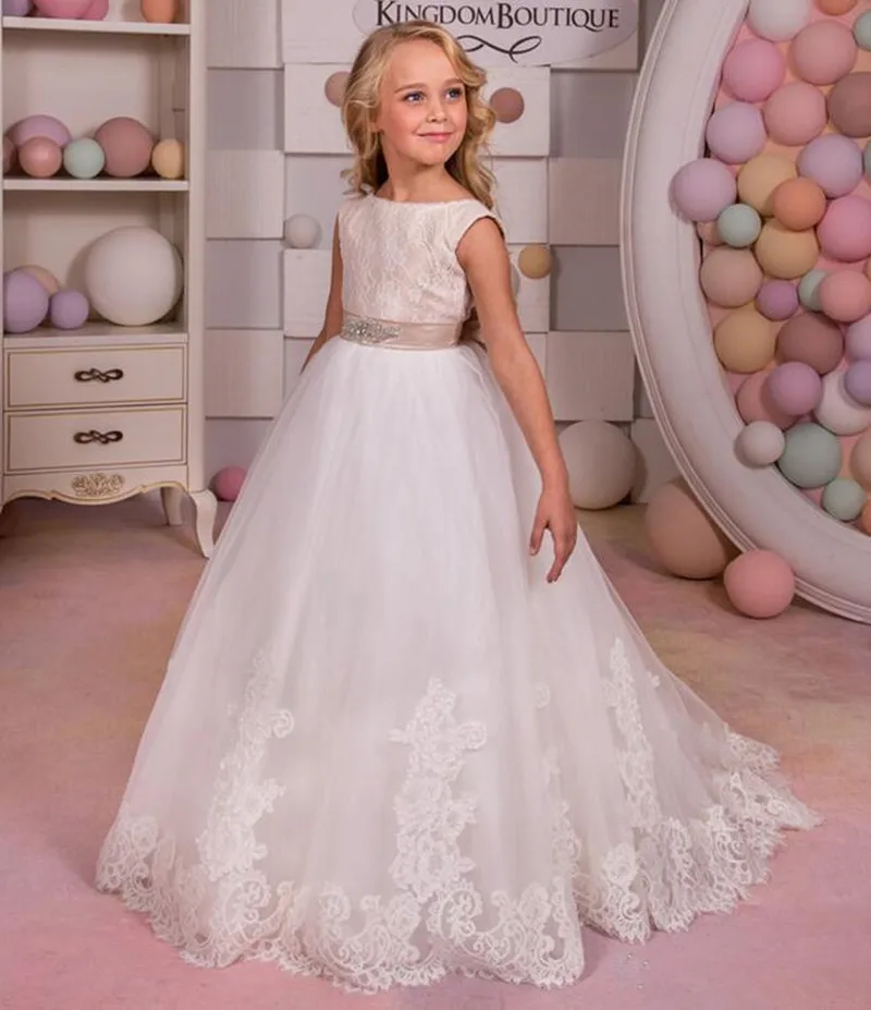 Formal Long Sleeve Flower Girl Dress For Wedding Party Mermaid Applique O Neck Birthday First Communion Dress
Formal Long Sleeve Flower Girl Dress For Wedding Party Mermaid Applique O Neck Birthday First Communion Dress