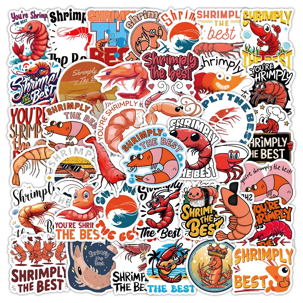 10/30/53PCS Lobster Graffiti Stickers Funny Animal Cartoon Sticker Lobster Meme DIY Fridge Luggage Laptop Phone Guitar Car Bike
10/30/53PCS Lobster Graffiti Stickers Funny Animal Cartoon Sticker Lobster Meme DIY Fridge Luggage Laptop Phone Guitar Car Bike