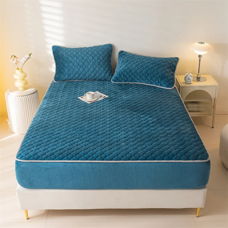 Winter new class A 200g thickened velvet milk velvet padded mattress winter non-slip household protective cover
Winter new class A 200g thickened velvet milk velvet padded mattress winter non-slip household protective cover
